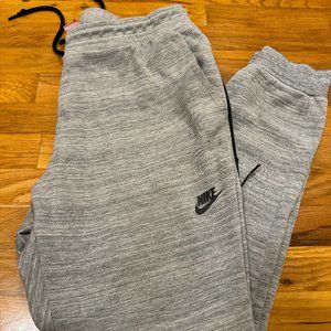 Nike Sportswear Tech Fleece Knit Gray Joggers Mens Sz Large